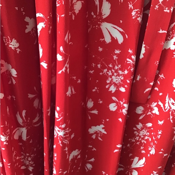 Free People Red Floral Print Jumpsuit - Picture 5 of 5